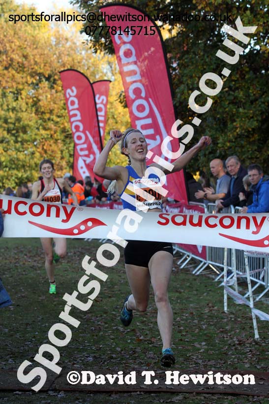 Senior women, National Cross Country Relays, Berry Park, Mansfield. Photo: David T. Hewitson/Sports for All Pics